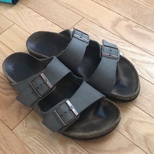 Olive green Birkenstock’s